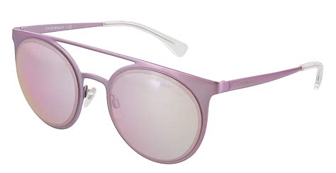 ray-ban - emporio armani ea2068 pink ea2068 round sunglasses